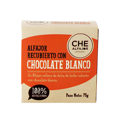 ALFAJOR DE CHOCOLATE BLANCO