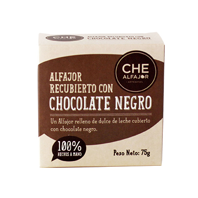 ALFAJOR DE CHOCOLATE NEGRO