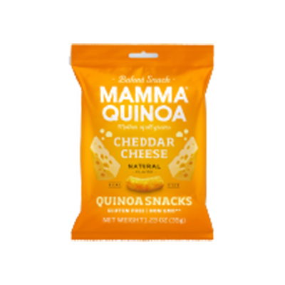 SNACK QUESO CHEDDAR MAMMA QUINOA 35 gr.