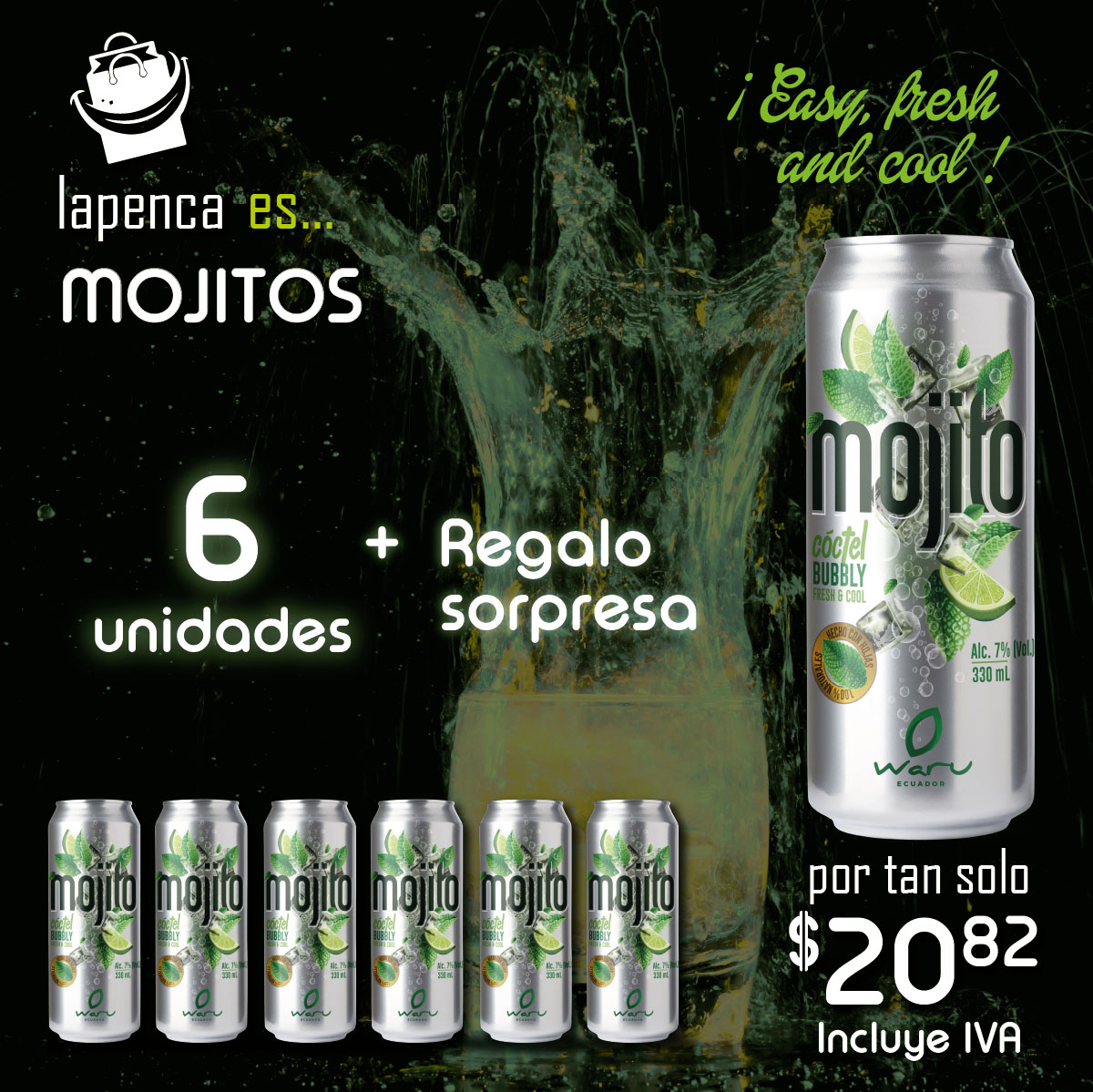 PROMO MOJITO LIMÓN+ REGALO SORPRESA