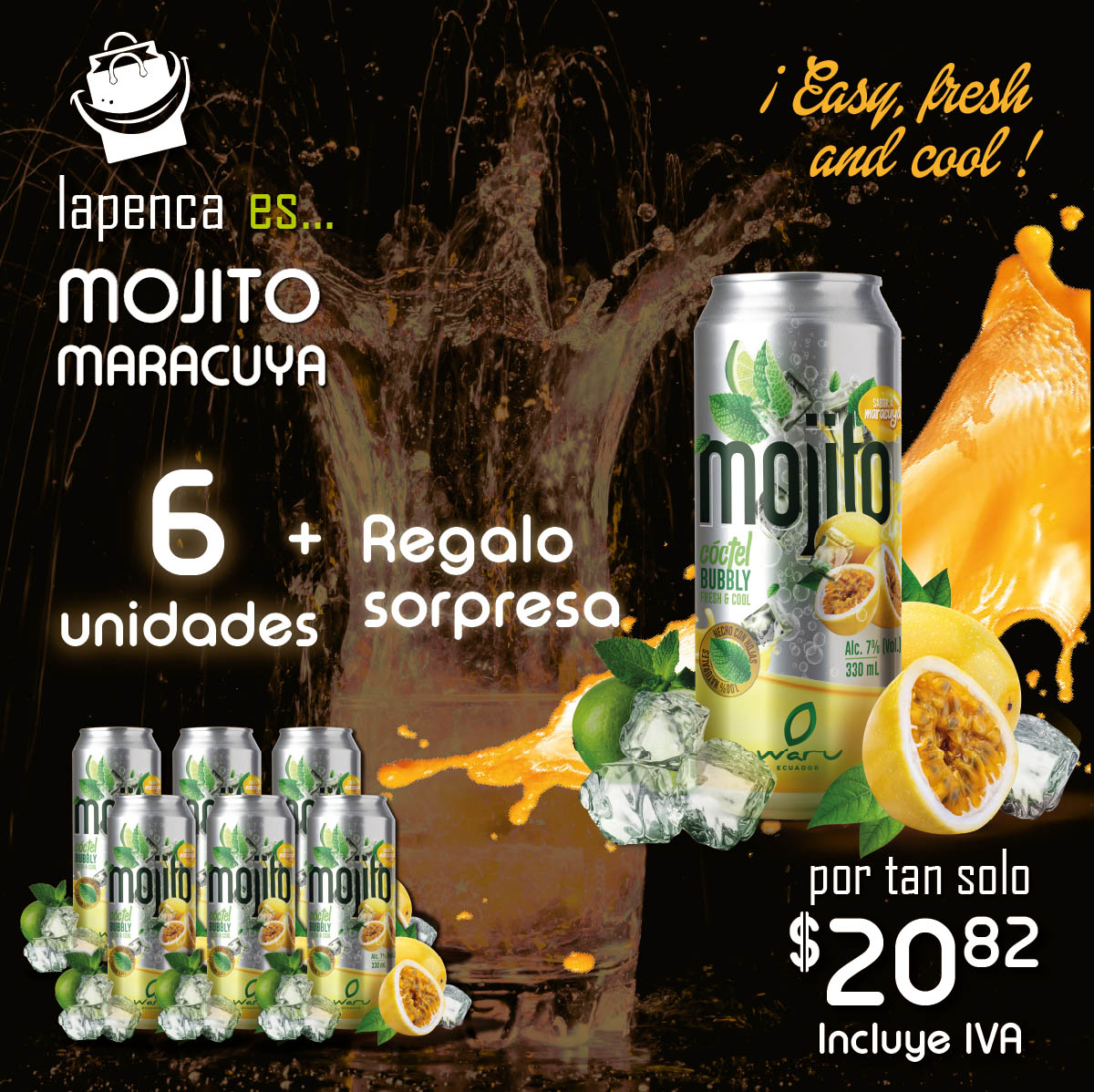 PROMO MOJITO MARACUYÁ + REGALO SORPRESA